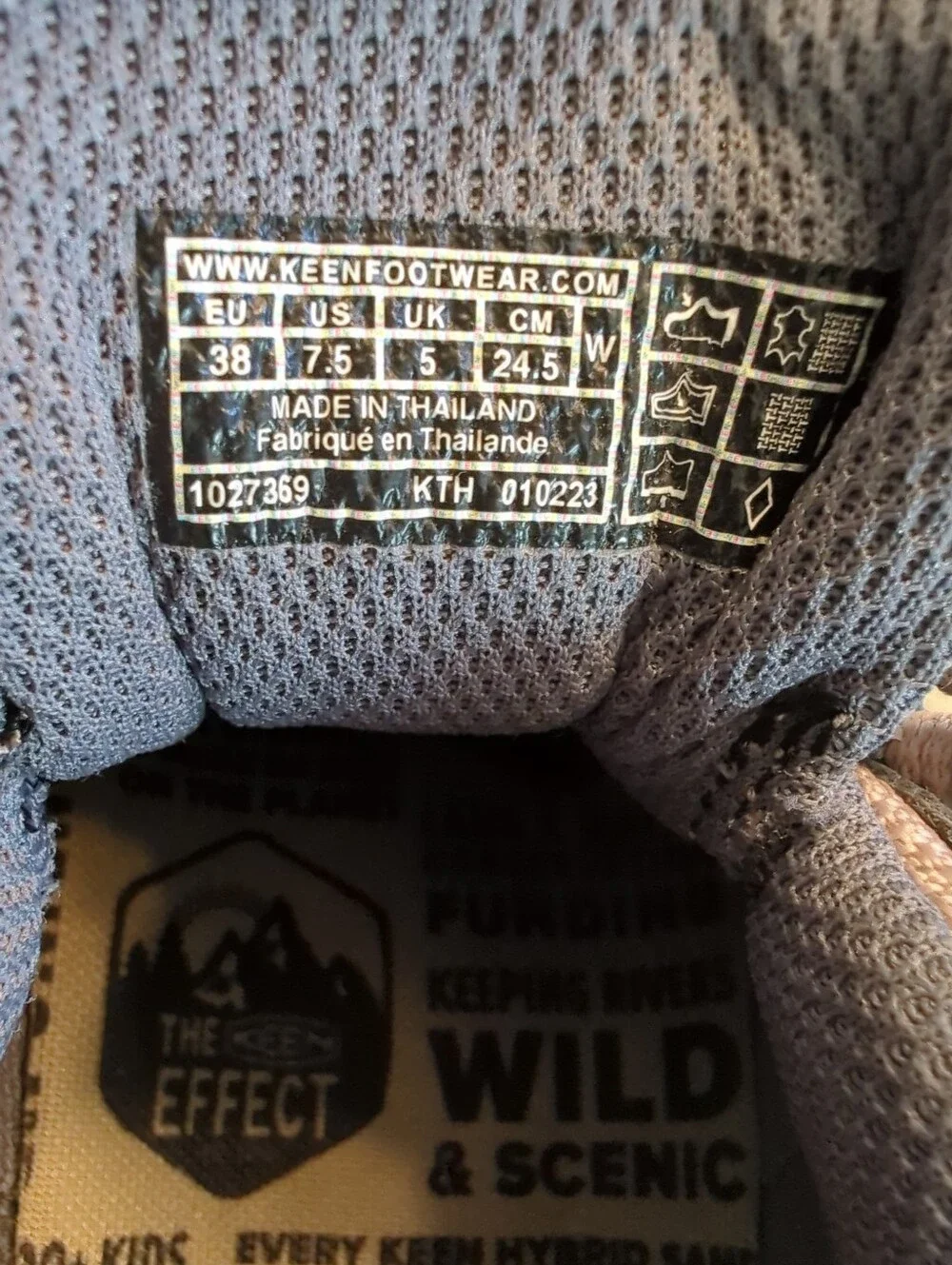 Keen Voyageur Water Resistant Hiking Shoes Size 7.5 Drizzle Fawn 1027369 EUC
